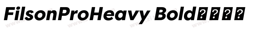 FilsonProHeavy Bold字体转换 FilsonProHeavy Bold字体转换